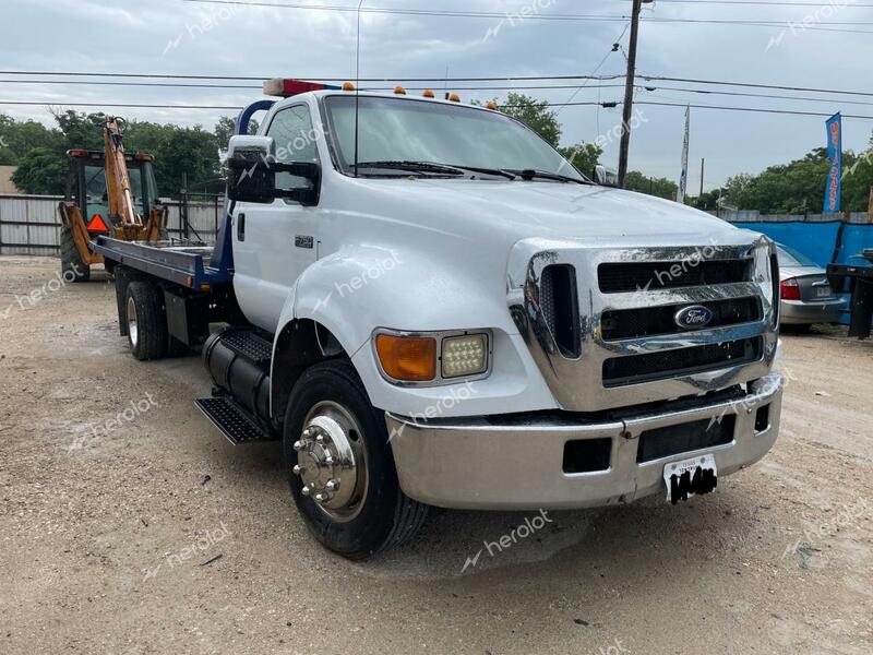 FORD F650 SUPER 2005 white conventi diesel 3FRNF65F15V144307 photo #1