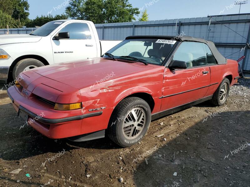 PONTIAC SUNBIRD SE 1987 red  gas 1G2JD31K3H7595847 photo #1