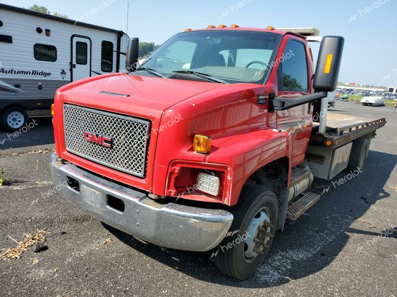 GMC C6500 C6C0 2009 red chassis gas 1GDJ6C1G09F407791 photo #3