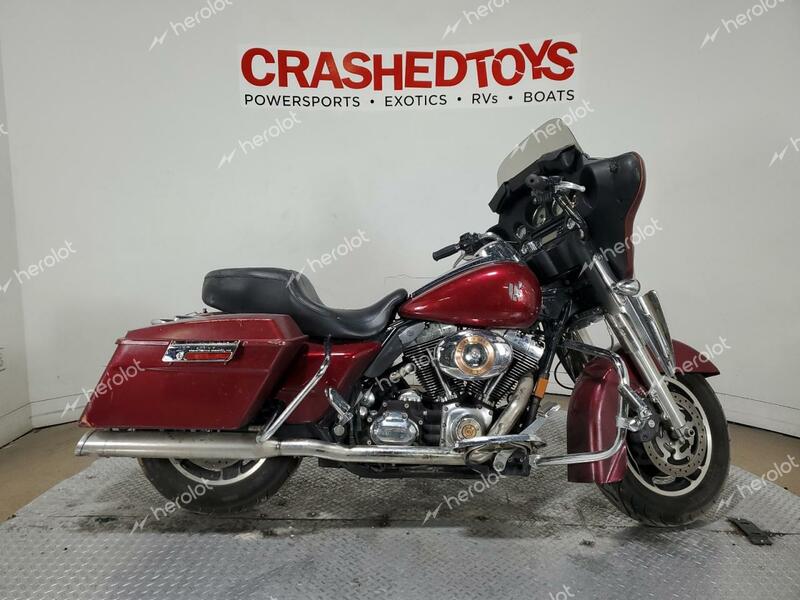 HARLEY-DAVIDSON FLHX 105TH 2008 maroon  gas 1HD1KB4488Y636281 photo #1