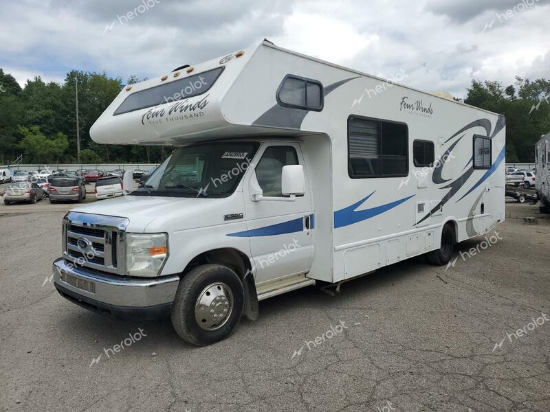 FORD E-350 2008 white  gas 1FDWE35S08DA22278 photo #3