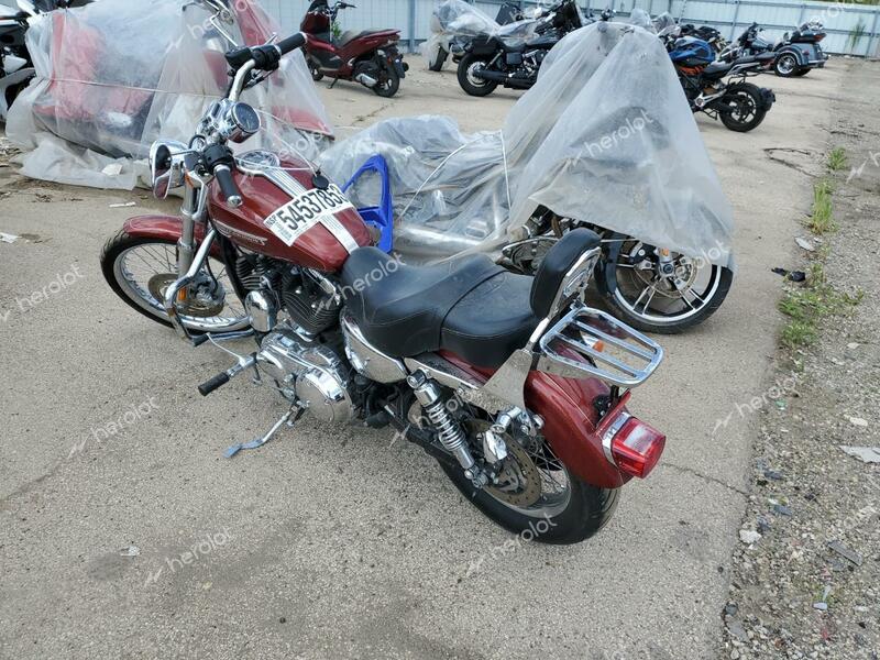 HARLEY-DAVIDSON XL1200 C 2009 burgundy  gas 1HD1CT3179K461701 photo #4