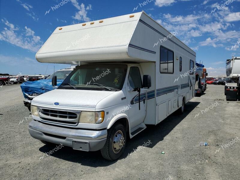 FORD E450 RV 1997 white  gas 1FDLE40S5VHA72078 photo #3