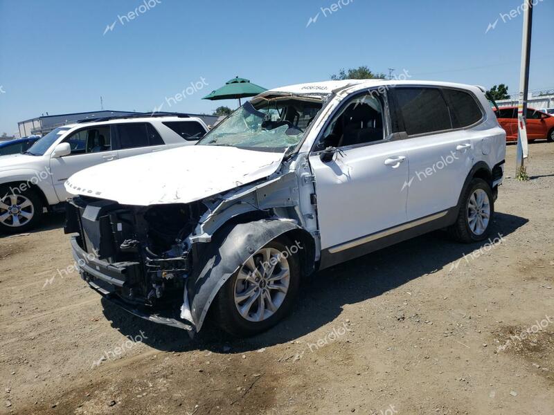 KIA TELLURIDE 2022 white  gas 5XYP2DHC6NG307172 photo #1