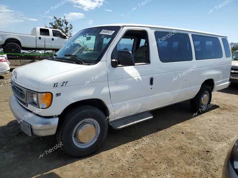 FORD E-350 1995 white  gas 1FDKE37GXSHA10291 photo #3