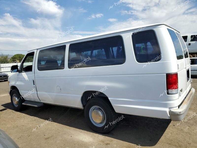 FORD E-350 1995 white  gas 1FDKE37GXSHA10291 photo #4