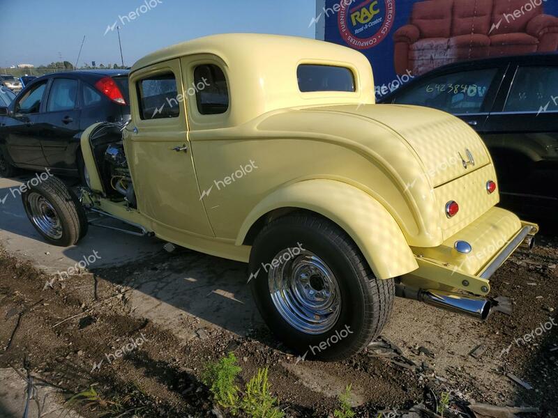 FORD COUPE 1932 yellow   18334718 photo #3