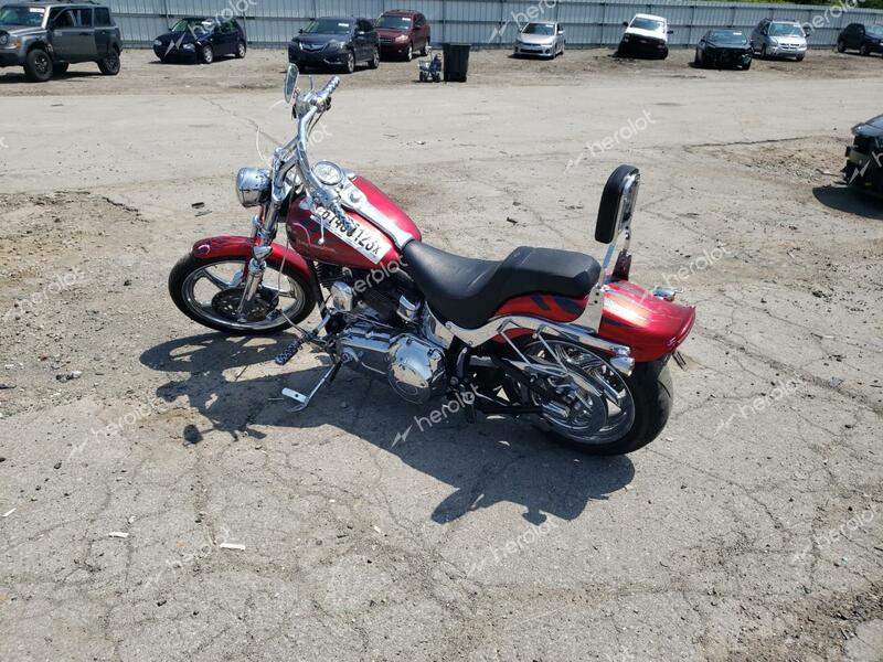 HARLEY-DAVIDSON FXSTC 2008 red road/str gas 1HD1JL5138Y052545 photo #4