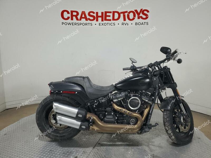 HARLEY-DAVIDSON FXFB FAT B 2018 black  gas 1HD1YKJ10JC026855 photo #1