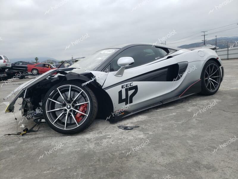 MCLAREN AUTOMOTIVE 600LT 2019 silver  gas SBM13RAA5KW007394 photo #1