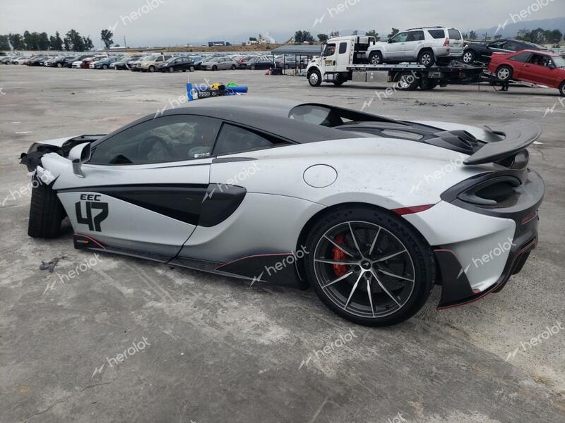 MCLAREN AUTOMOTIVE 600LT 2019 silver  gas SBM13RAA5KW007394 photo #3