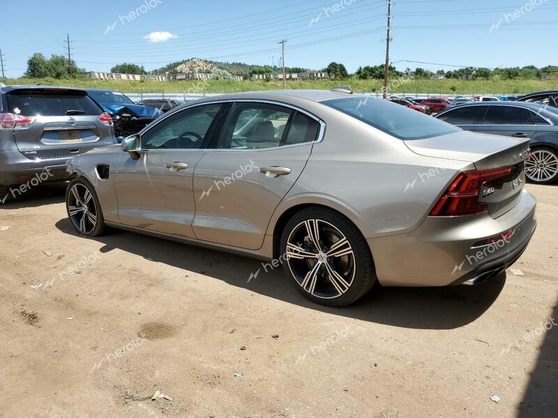 VOLVO S60 T8 REC 2021 tan  hybrid engine 7JRBR0FL5MG080717 photo #3