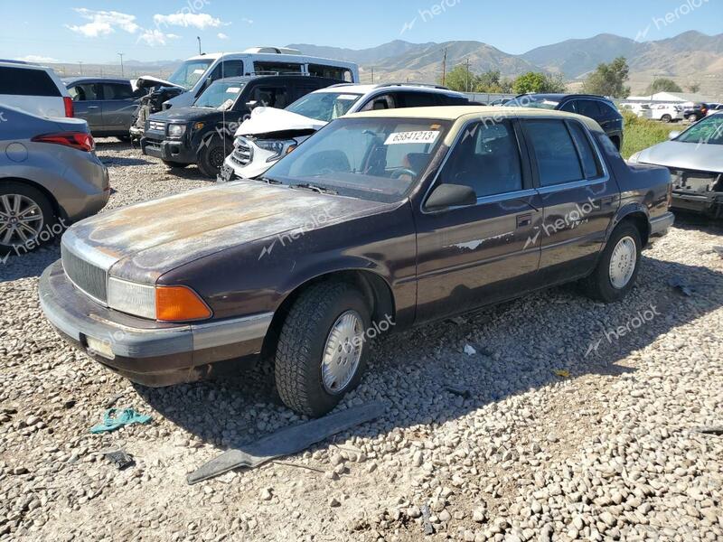 DODGE SPIRIT 1990 charcoal  gas 1B3XA4631LF861937 photo #1