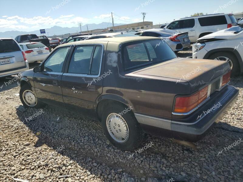 DODGE SPIRIT 1990 charcoal  gas 1B3XA4631LF861937 photo #3