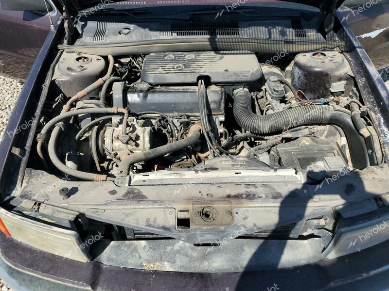 DODGE SPIRIT 1990 charcoal  gas 1B3XA4631LF861937 photo #4