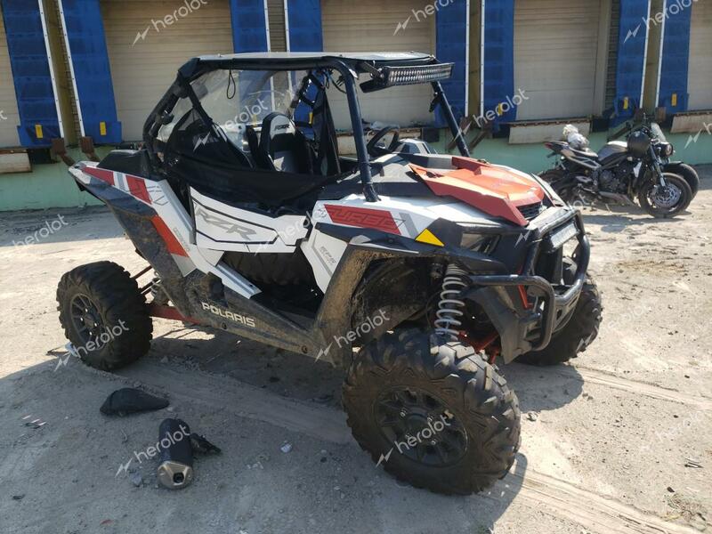 POLA RZR 2019 white  gas 3NSVDE922KF423046 photo #1