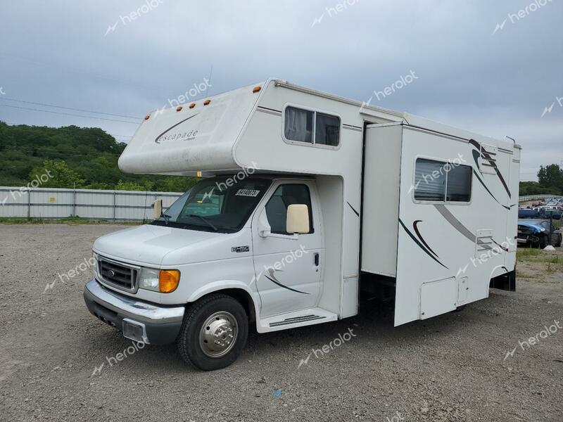 FORD E450 S/DUT 2005 white  gas 1FDXE45S25HB08612 photo #3