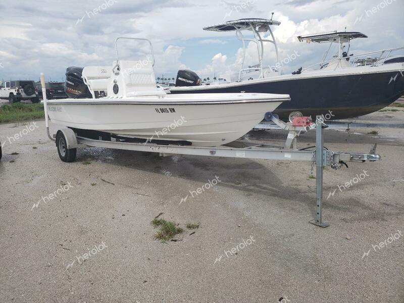 BLAZ BOAT W/TRL 2008 white   PNS201981708 photo #1