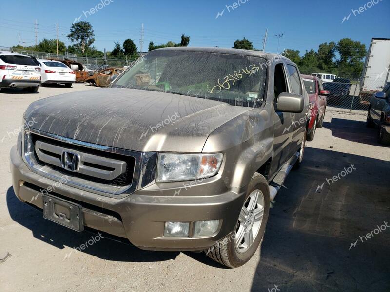 HONDA RIDGELINE 2010 tan  gas 5FPYK1F51AB009404 photo #1