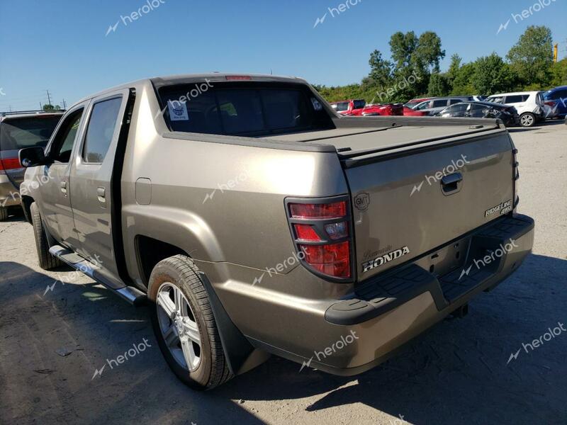 HONDA RIDGELINE 2010 tan  gas 5FPYK1F51AB009404 photo #3