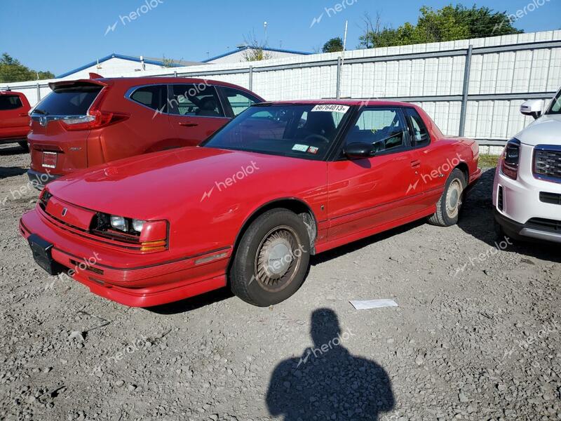 OLDSMOBILE TORONADO T 1991 red  gas 1G3EV13L6MU308033 photo #1