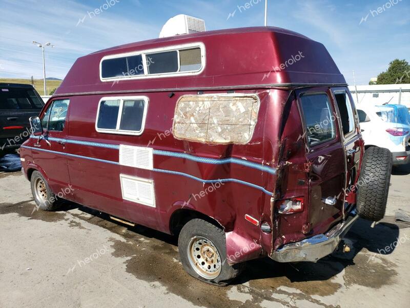 DODGE TRADESMAN 1975 maroon   B21BF5X131643 photo #3