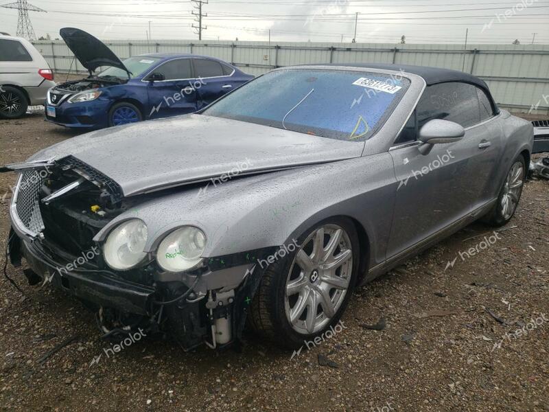 BENTLEY CONTINENTA 2008 silver  gas SCBDR33W28C053305 photo #1