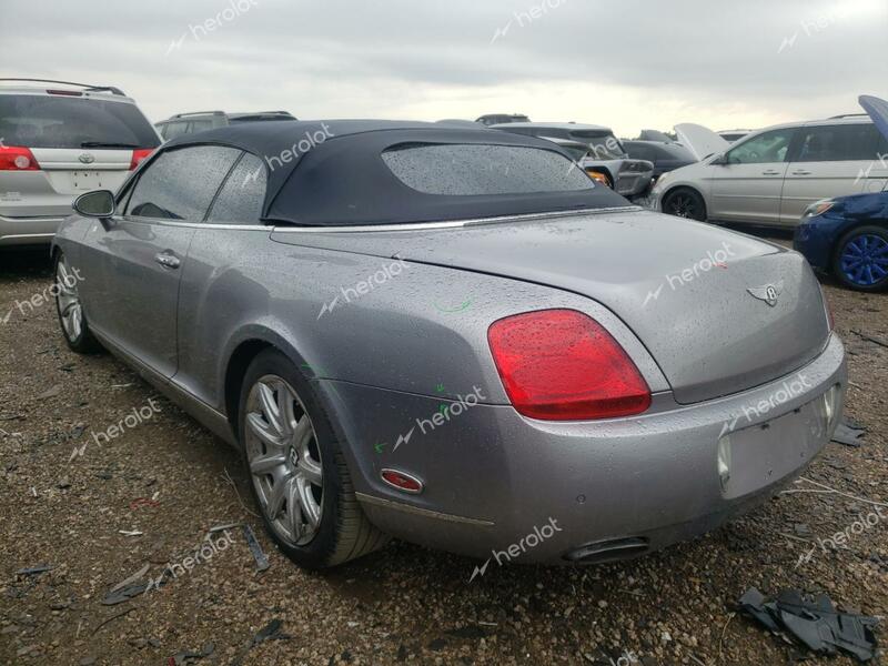 BENTLEY CONTINENTA 2008 silver  gas SCBDR33W28C053305 photo #3