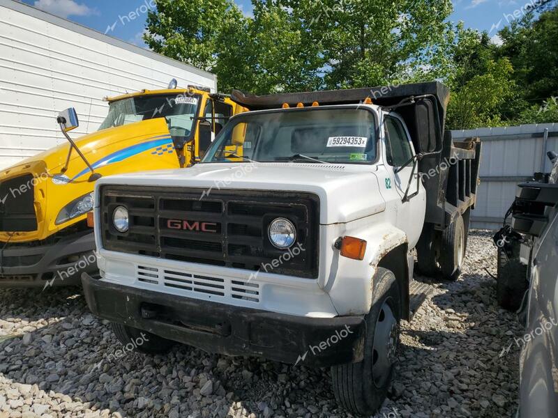 GMC C6000 C6D0 1987 white chassis gas 1GDG6D1AXHV502276 photo #3