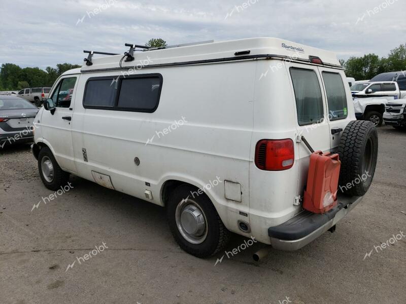 DODGE RAM VAN B3 1995 white cargo va gas 2B6JB31Y8SK578373 photo #4