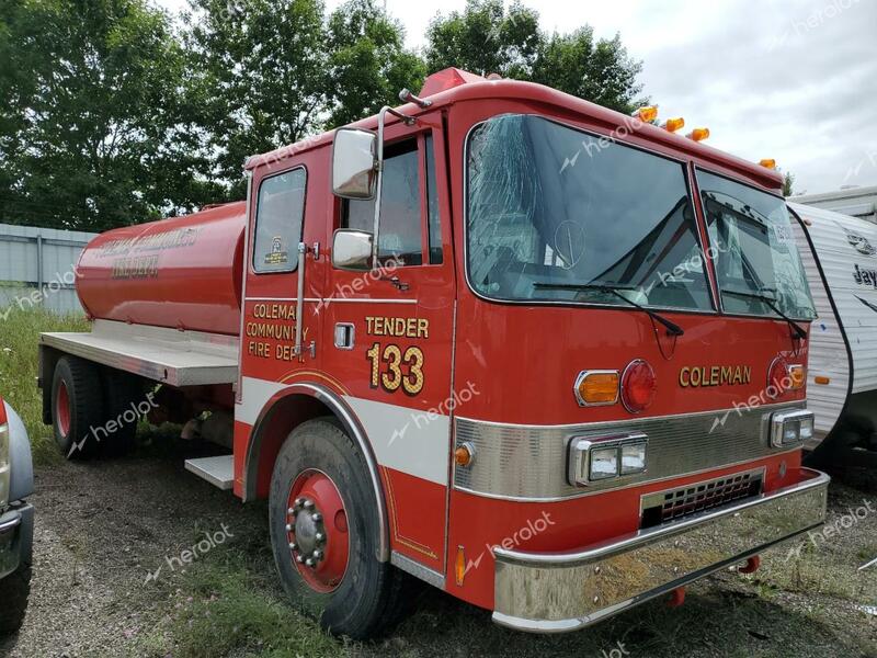 PIERCE MFG. INC. PIERCE 1990 red fire tru diesel 4P1CT01F6LA000257 photo #1