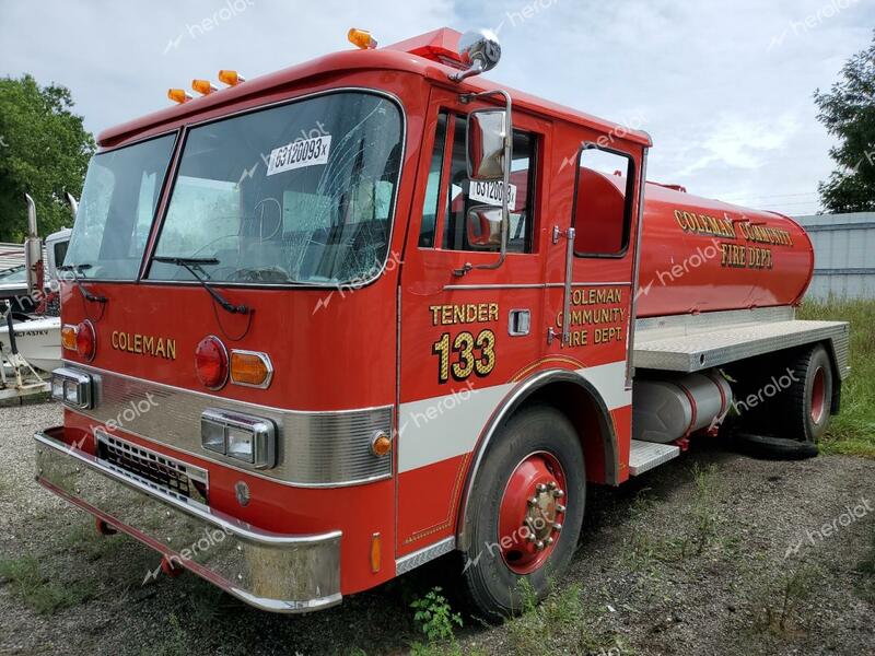 PIERCE MFG. INC. PIERCE 1990 red fire tru diesel 4P1CT01F6LA000257 photo #3