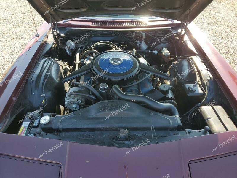 OLDSMOBILE TORONADO 1967 burgundy   396877M619274 photo #4