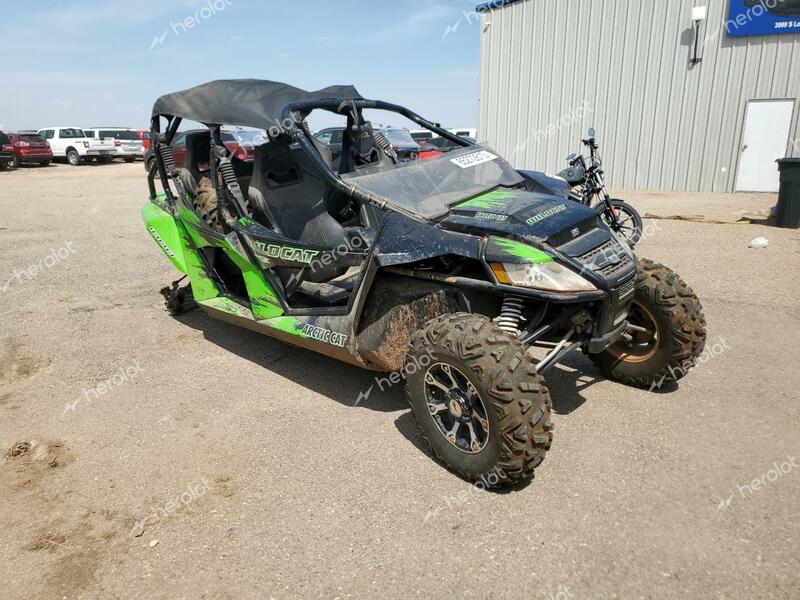 ARCTIC CAT WILDCAT 2014 green   4UF14MPV6ET300982 photo #1