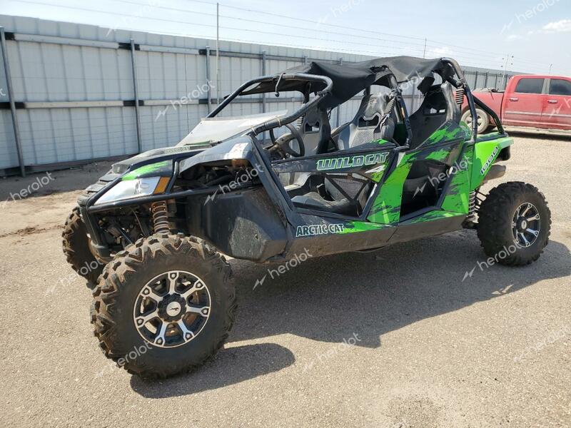 ARCTIC CAT WILDCAT 2014 green   4UF14MPV6ET300982 photo #3