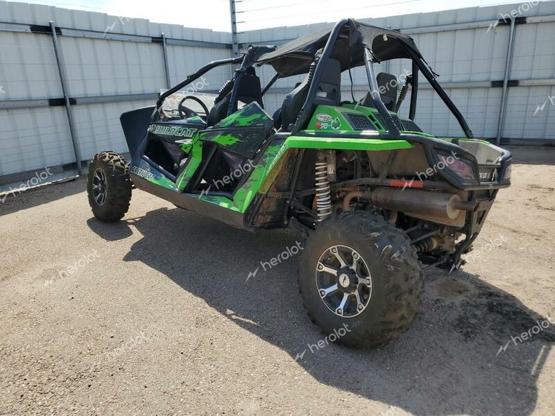 ARCTIC CAT WILDCAT 2014 green   4UF14MPV6ET300982 photo #4