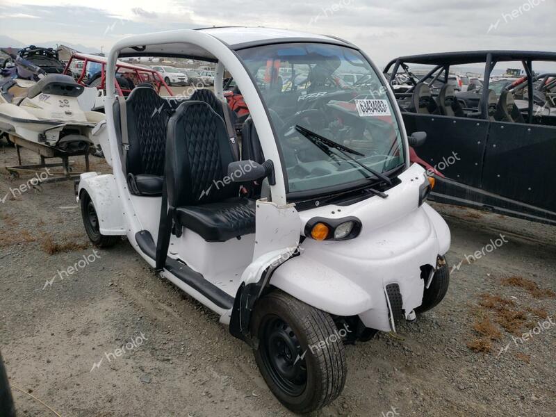 GEM GOLF CART 2008 white sedan 4d electric 5ASAG47448F045964 photo #1