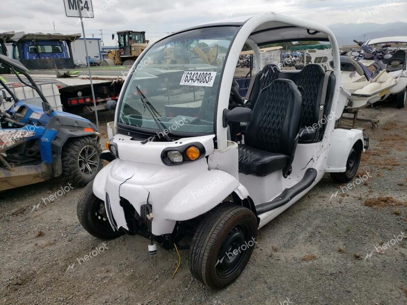 GEM GOLF CART 2008 white sedan 4d electric 5ASAG47448F045964 photo #3