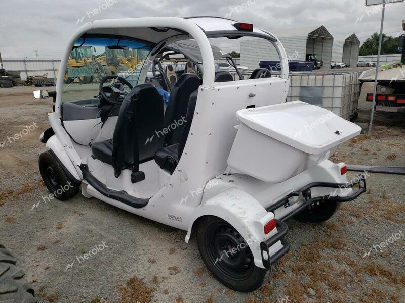 GEM GOLF CART 2008 white sedan 4d electric 5ASAG47448F045964 photo #4