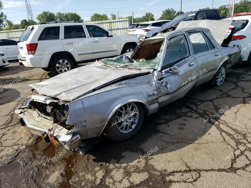 PLYMOUTH GRAN FURY 1986 silver  gas 1P3BB26P1GX542261 photo #1