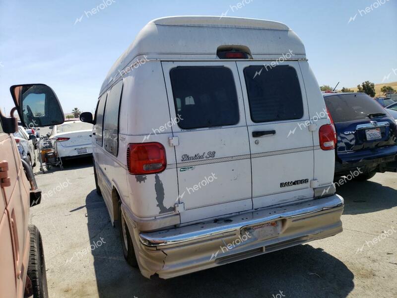 DODGE RAM VAN B1 2000 white  gas 2B6HB11YXYK131555 photo #3