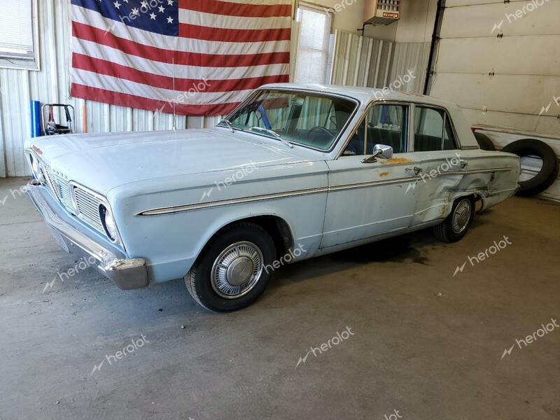 PLYMOUTH VALIANT 1966 blue   VH41B65171846 photo #1