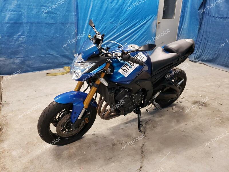 YAMAHA FZ8 N 2011 blue racer gas JYARN27E9BA001047 photo #3