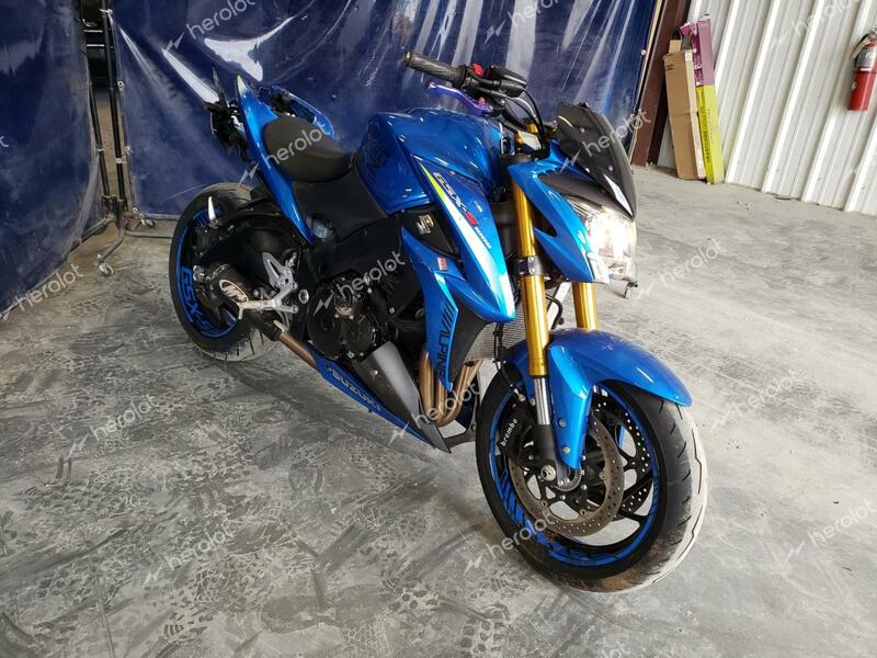 SUZUKI GSX-S1000 2016 blue  gas JS1GT79AXG2100206 photo #1