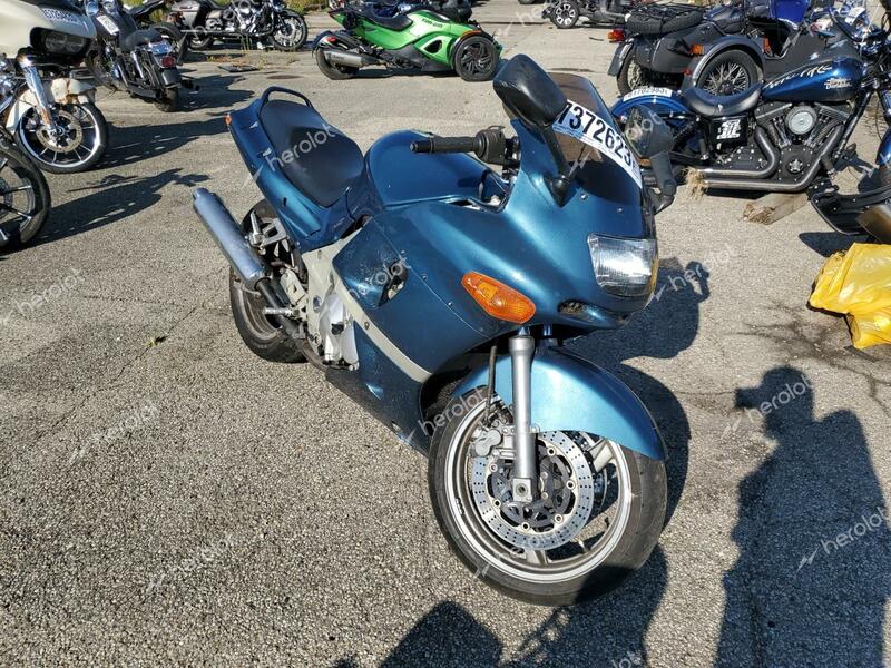 KAWASAKI ZX600 E 1997 blue  gas JKAZX4E17VB511836 photo #1