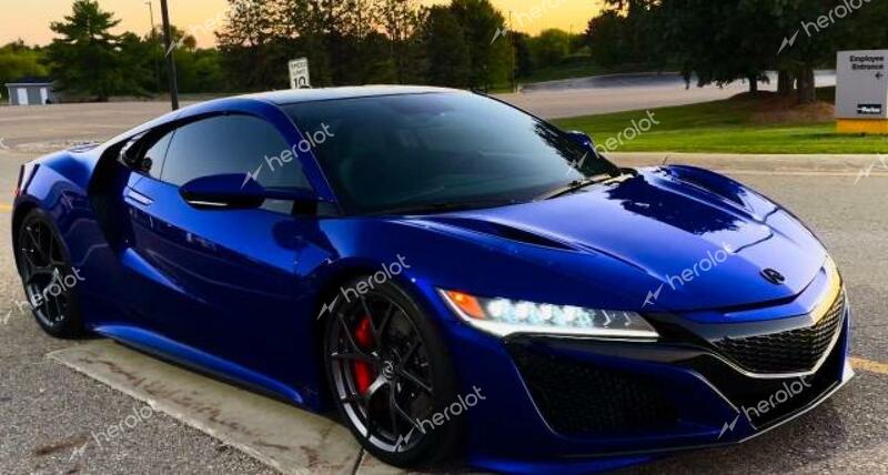 ACURA NSX 2021 blue  hybrid engine 19UNC1B06MY000030 photo #1