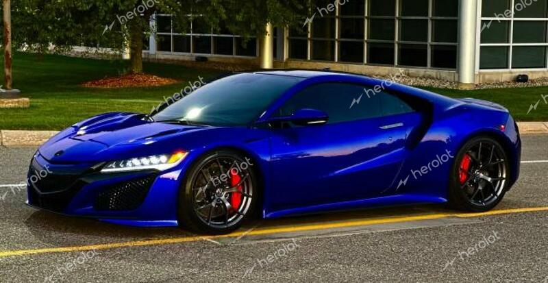 ACURA NSX 2021 blue  hybrid engine 19UNC1B06MY000030 photo #3