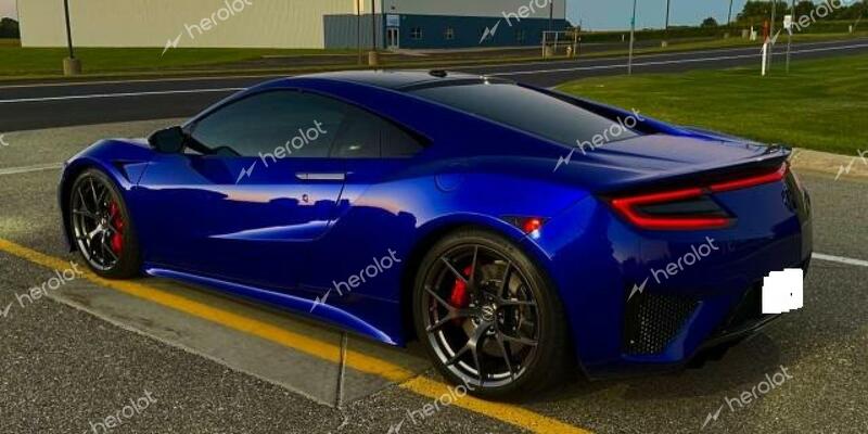 ACURA NSX 2021 blue  hybrid engine 19UNC1B06MY000030 photo #4