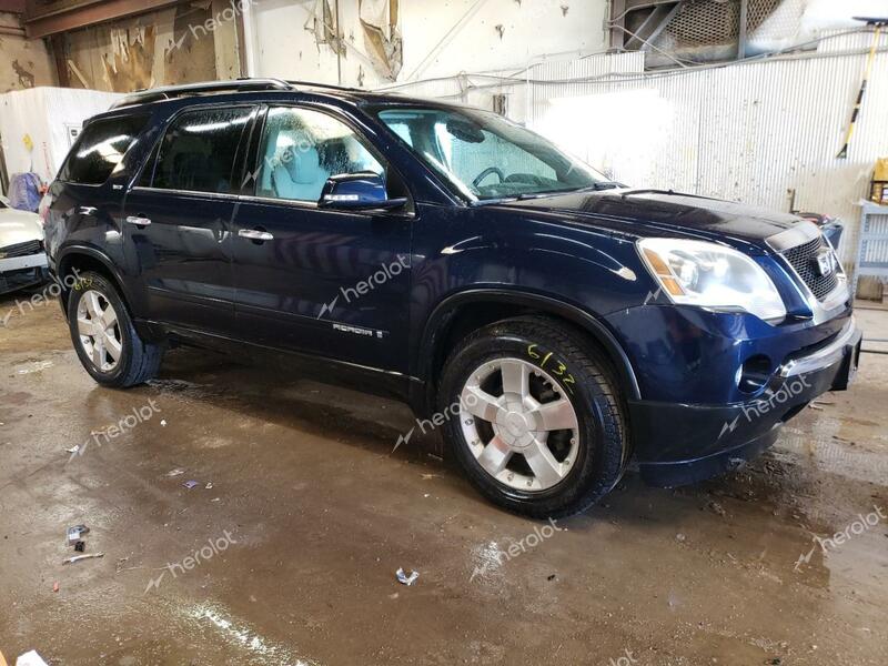 GMC ACADIA SLT 2008 blue  gas 1GKER33768J192945 photo #1