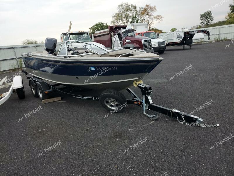 LUND BOAT W/TRL 2001 blue   LUNCJ008C101 photo #1